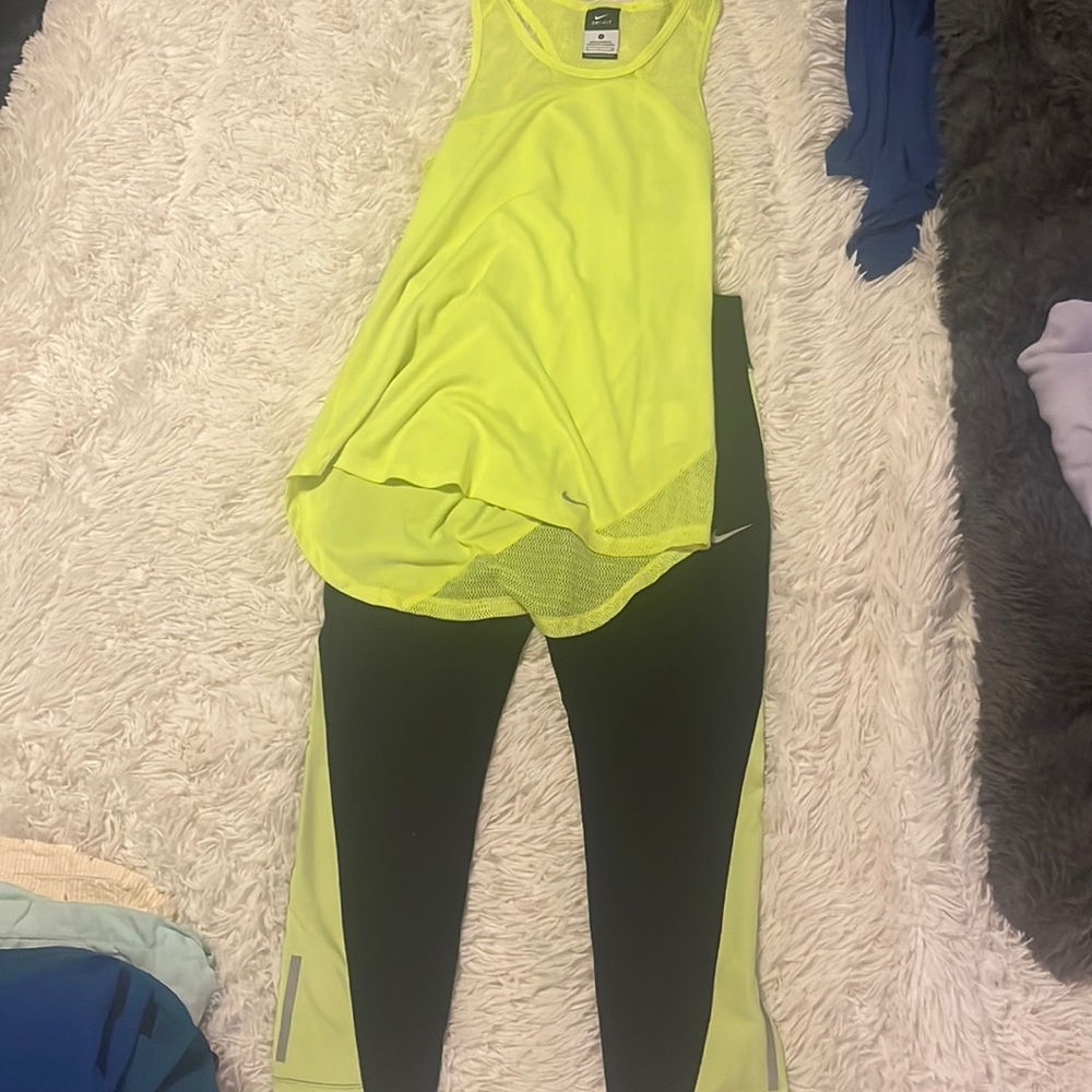 Nike capri and razor tank